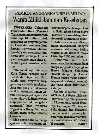 Kliping jogja terbaru